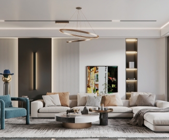 Modern A Living Room-ID:338445905