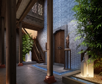 Chinese Style Courtyard/landscape-ID:584849123