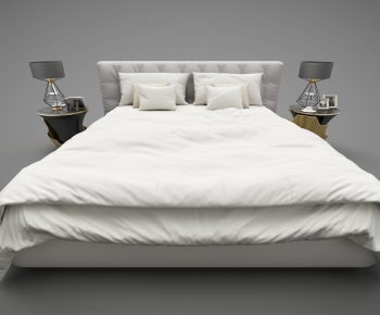 Modern Double Bed-ID:710930118