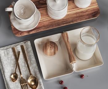 Nordic Style Cutlery/tea Set-ID:261192089