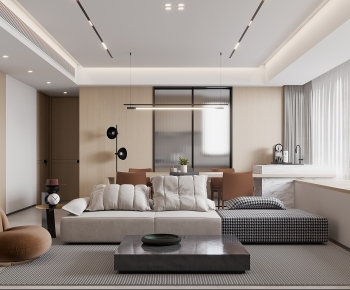 Modern A Living Room-ID:608706956