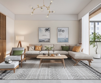 Nordic Style A Living Room-ID:391376028