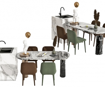 Modern Dining Table And Chairs-ID:450583934