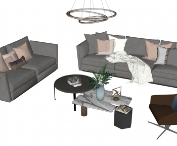 Modern A Living Room-ID:444170951