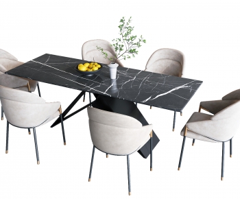 Modern Dining Table And Chairs-ID:497900011