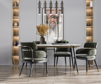 Modern Dining Table And Chairs-ID:728488929