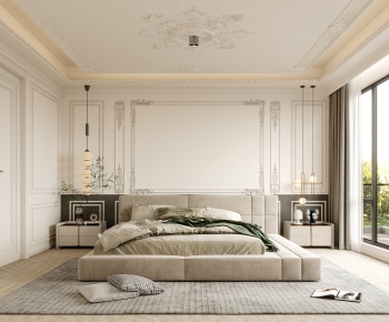 French Style Bedroom-ID:711077937
