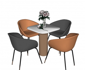 Modern Dining Table And Chairs-ID:663212064