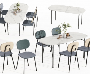 Modern Dining Table And Chairs-ID:117891072