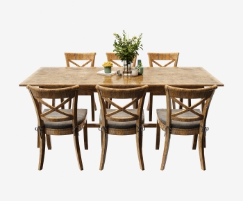 Nordic Style Dining Table And Chairs-ID:505454063
