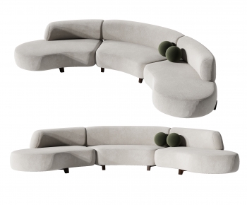 现代弧形沙发-ID:545020142