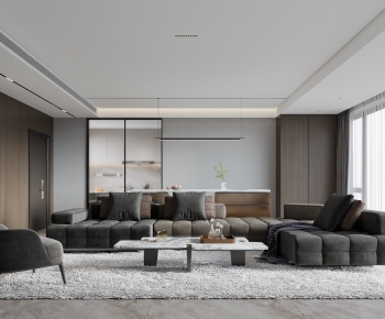 Modern A Living Room-ID:620551114
