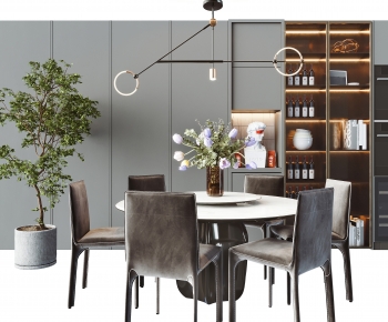 Modern Dining Table And Chairs-ID:237508069