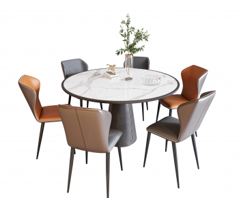 Modern Dining Table And Chairs-ID:395349985