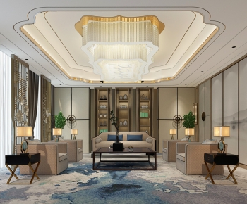 New Chinese Style Reception Room-ID:757947925