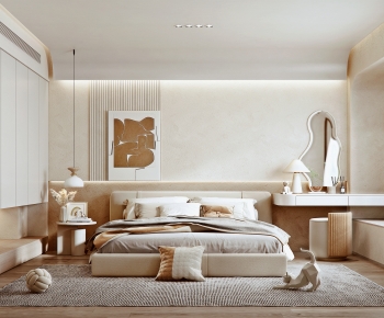 Modern Wabi-sabi Style Bedroom-ID:880371098