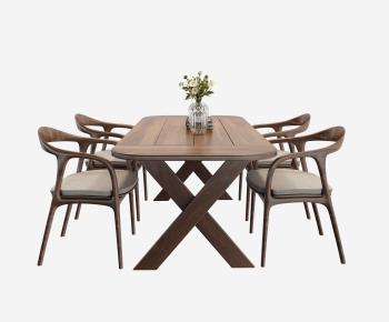 Modern Dining Table And Chairs-ID:588444953