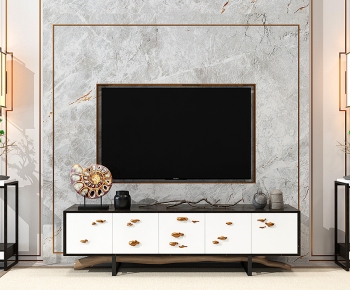 New Chinese Style TV Cabinet-ID:939197063