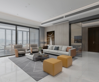 Modern A Living Room-ID:844692959