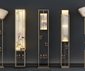 New Chinese Style Floor Lamp-ID:276041035