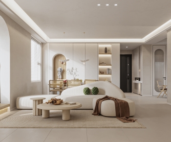 Wabi-sabi Style A Living Room-ID:539851298