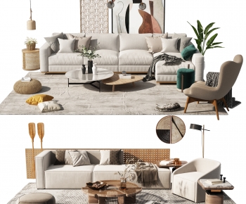 Nordic Style Sofa Combination-ID:975725891