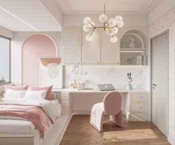 French Style Girl's Room Daughter's Room-ID:742100008