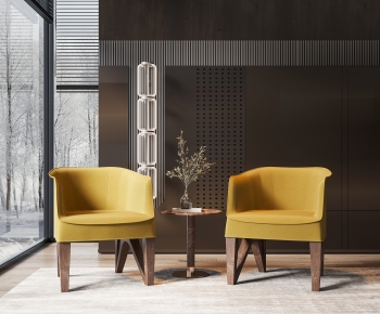Wabi-sabi Style Lounge Chair-ID:158716925