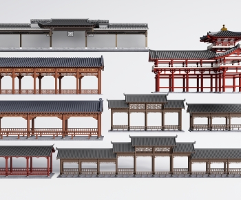 Chinese Style Ancient Architectural Buildings-ID:851048959