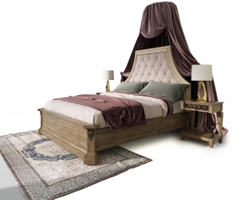 American Style Double Bed-ID:237936971