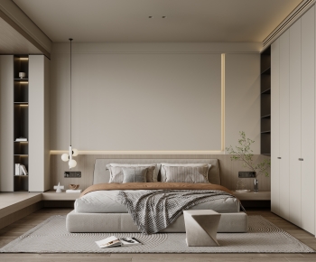 Wabi-sabi Style Bedroom-ID:456089024