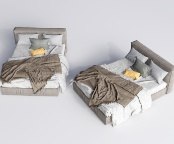 Modern Double Bed-ID:521195893
