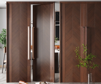New Chinese Style Entrance Door-ID:550837042