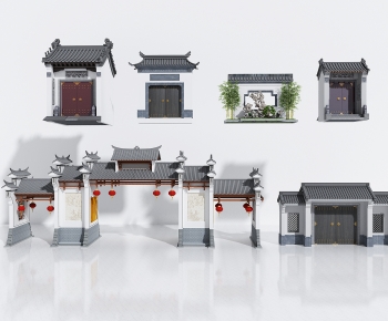 Chinese Style Facade Element-ID:971739348