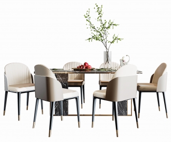 Modern Dining Table And Chairs-ID:813143976