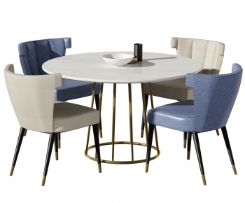 Modern Dining Table And Chairs-ID:160975931