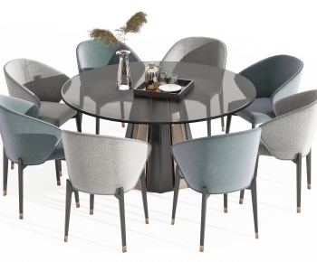 Modern Dining Table And Chairs-ID:380196092