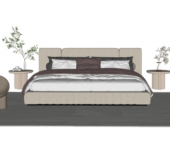 Modern Double Bed-ID:353513967