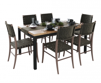 Modern Dining Table And Chairs-ID:870815994