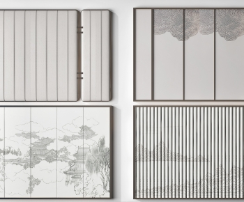 New Chinese Style Soft Wall Panel-ID:144774911