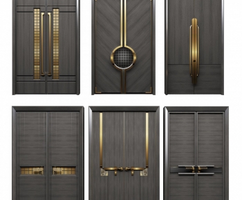 New Chinese Style Entrance Door-ID:885644912