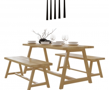 Modern Dining Table And Chairs-ID:404042969