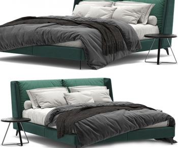 Modern Double Bed-ID:527230989