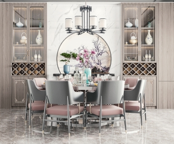 New Chinese Style Dining Room-ID:260616064