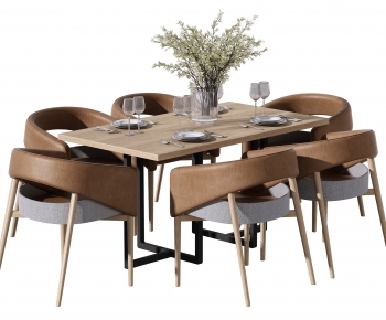 Modern Dining Table And Chairs-ID:413669112