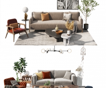 Nordic Style Sofa Combination-ID:205571891