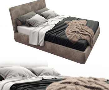 Modern Double Bed-ID:824961902