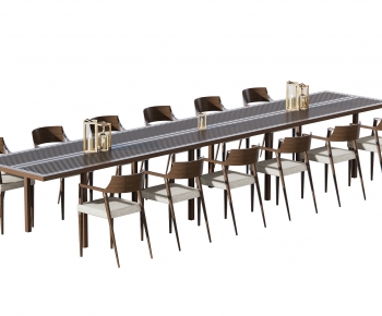 Modern Dining Table And Chairs-ID:990974902