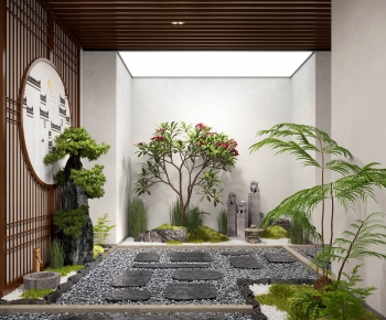 New Chinese Style Courtyard/landscape-ID:256095892