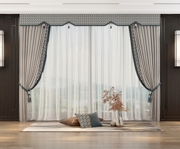 New Chinese Style The Curtain-ID:817023992